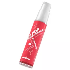   Crushious ZZ POP - ätbar flytande vibrator, jordgubb (10 ml)