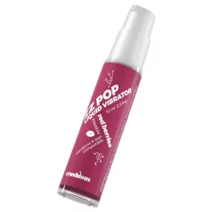   Crushious ZZ POP - ätbar flytande vibrator, röda bär (10 ml)