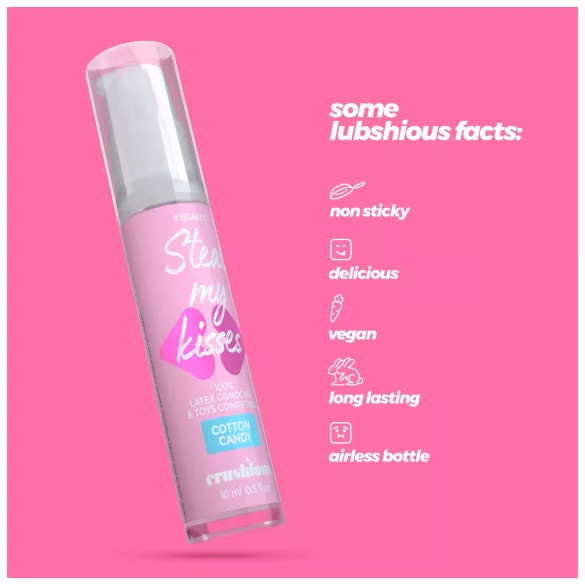 Crushious Steal My Kisses - smak­satt glidmedel, sockervadd (10 ml)