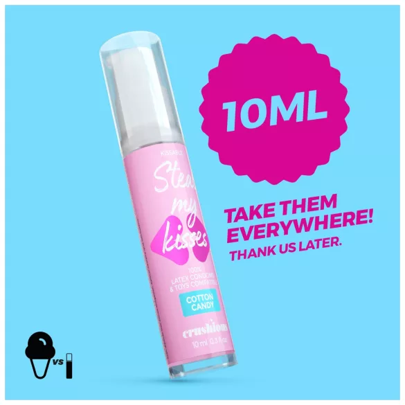 Crushious Steal My Kisses - smak­satt glidmedel, sockervadd (10 ml)