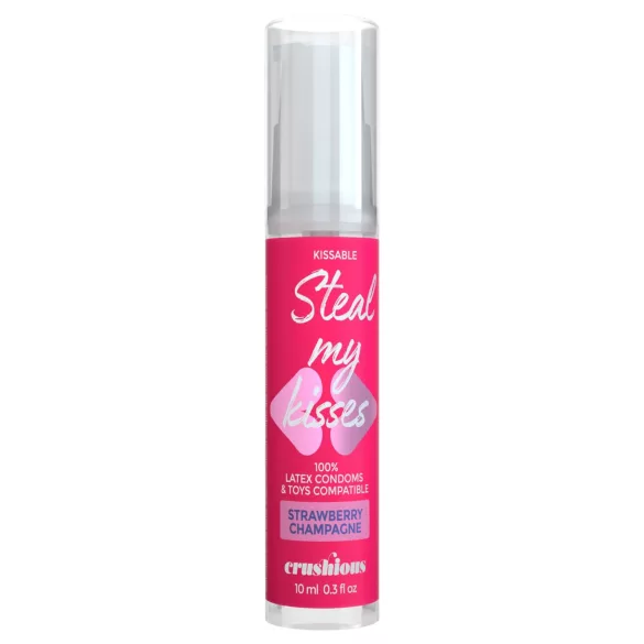 Crushious Steal My Kisses - smak­satt glidmedel, jordgubb‑champagne (10 ml)