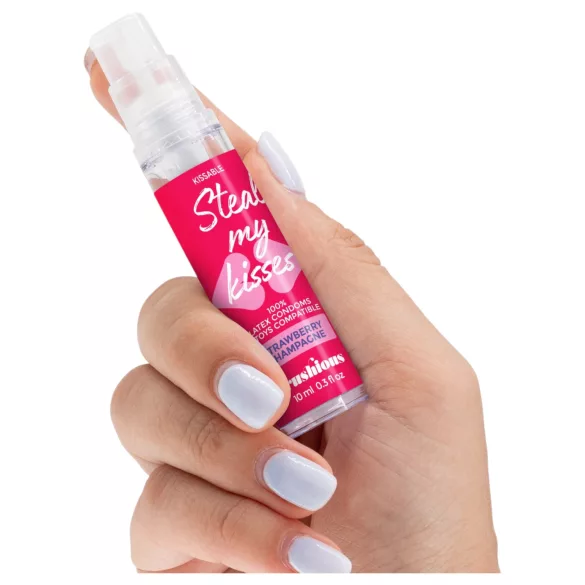 Crushious Steal My Kisses - smak­satt glidmedel, jordgubb‑champagne (10 ml)