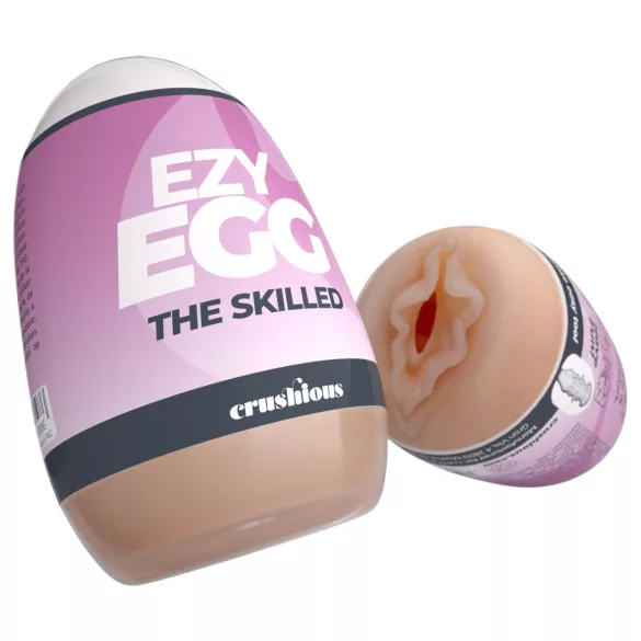 Crushious Ezy Egg The Skilled - onanitägg/masturbatorägg (hudfärgad)