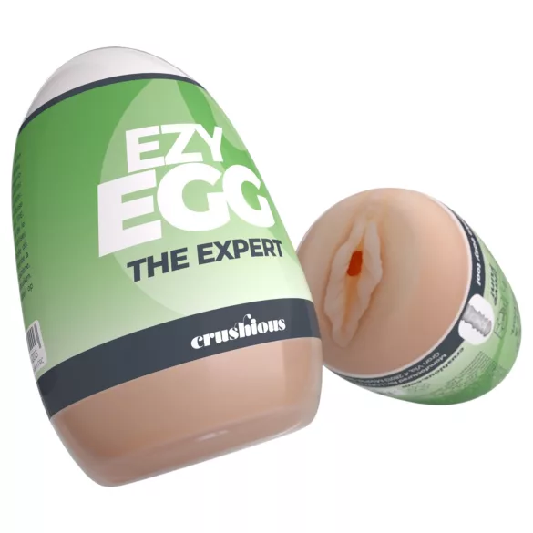 Crushious Ezy Egg The Expert - masturbatorägg (hudfärgad)