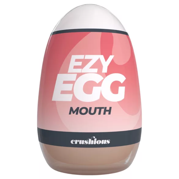 Crushious Ezy Egg Mouth - onanitägg (hudfärgad)