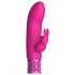 Royal Gems Dazzling - rabbitvibrator med klitorisstimulering - uppladdningsbar