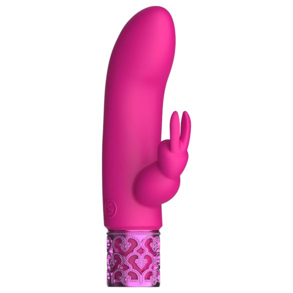 Royal Gems Dazzling - rabbitvibrator med klitorisstimulering - uppladdningsbar