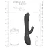 Vive Chou - vibrator med klitorisstav 4-i-1 - svart