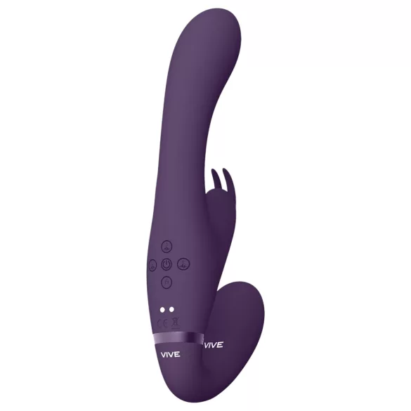 Vive Suki - strap-on vibrator utan remmar - lila