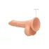 RealRock - dildo med pung - realistisk - 17 cm - hudfärgad