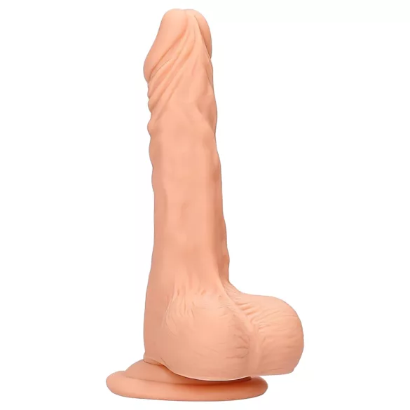 RealRock - dildo med pung - realistisk - 20cm - natur