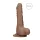 RealRock - dildo med pung - realistisk, 25cm - mörk natur