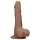 RealRock - dildo med pung - realistisk, 25cm - mörk natur