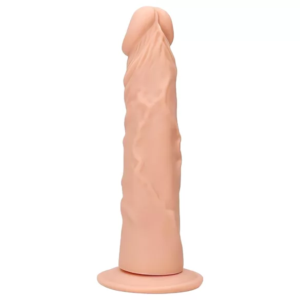 RealRock - dildo med ådror - realistisk - 17 cm - hudfärgad