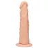 RealRock - dildo med ådror - realistisk - 17 cm - hudfärgad