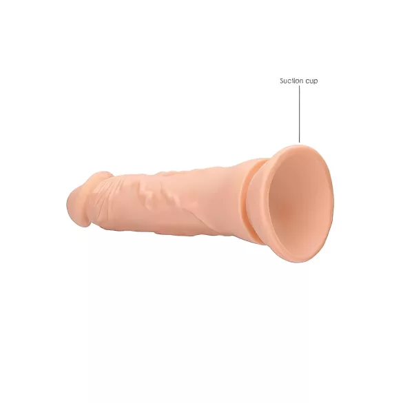 RealRock - dildo med ådror - realistisk - 17 cm - hudfärgad