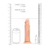 RealRock - dildo med ådror - realistisk - 17 cm - hudfärgad