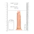RealRock - dildo realistisk - 20 cm - hudfärgad