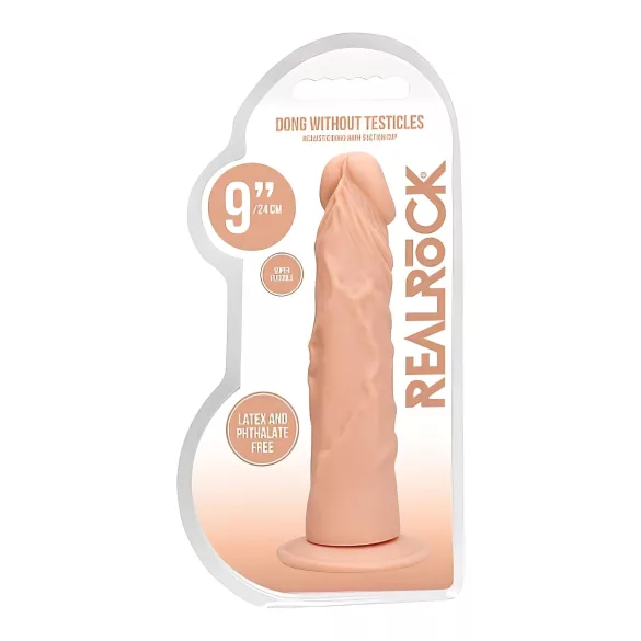 RealRock - dildo realistisk - 23 cm - natur
