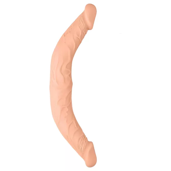 RealRock - dubbel dildo - 36 cm - naturfärg