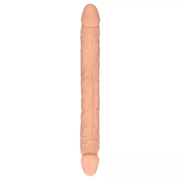 RealRock - dubbel dildo - 36 cm - naturfärg