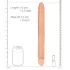 RealRock - dubbel dildo - 36 cm - naturfärg