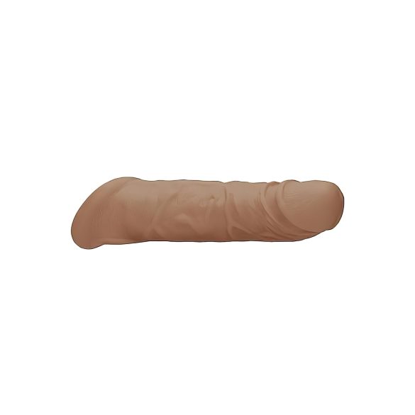RealRock - penissleeve 21cm - mörk natur