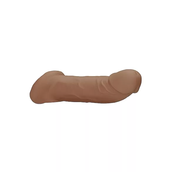 RealRock - penissleeve - 21,5 cm - mörk natur