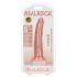 RealRock Slim - realistisk dildo - 15,5 cm - hudfärg