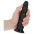 RealRock - realistisk dildo smal - 15,5 cm - svart