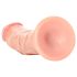 RealRock - realistisk dildo med sugkopp - 15,5 cm - naturfärg
