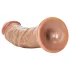 RealRock - realistisk dildo - 15,5cm - mörk naturfärg