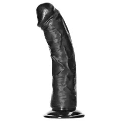 RealRock - realistisk dildo med sugkopp - 15,5cm - svart