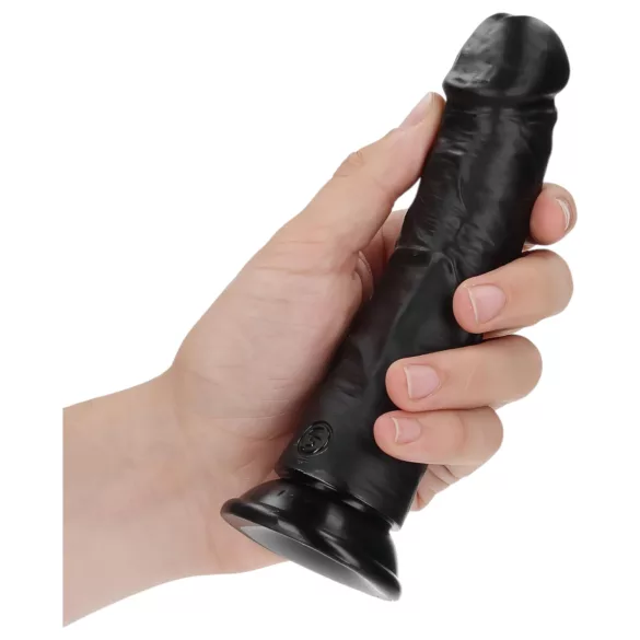 RealRock - realistisk dildo med sugkopp - 15,5cm - svart