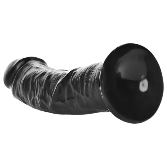 RealRock - realistisk dildo med sugkopp - 15,5cm - svart