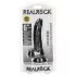 RealRock - realistisk dildo med sugkopp - 15,5 cm - svart