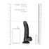 RealRock - realistisk dildo med sugkopp - 15,5 cm - svart