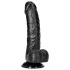 RealRock - realistisk dildo med sugkopp - 15,5 cm - svart