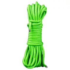 Ouch! - bondage rep - självlysande - 5m grön