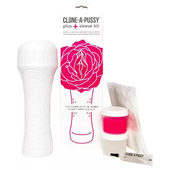 Clone-a-Pussy - fittformsgjutare för vagina med ärm - silikon rosa