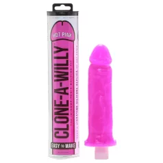 Clone-a-Willy - peniskopia kit med vibrator - rosa