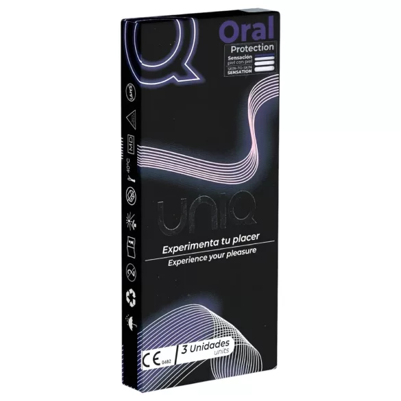 Uniq - oraltandkondom latexfri - 3 st