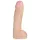 Doc Johnson - Vac-U-Lock dildo med pung - realistisk - 30 cm - natur