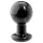 Doc Johnson The Classic - rund analplugg (svart) - L