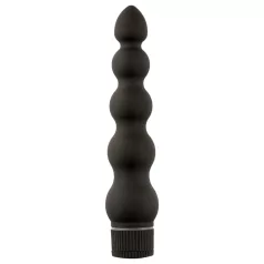   Doc Johnson - Black Magic 7 - styv analvibrator med 5 kulor (svart)