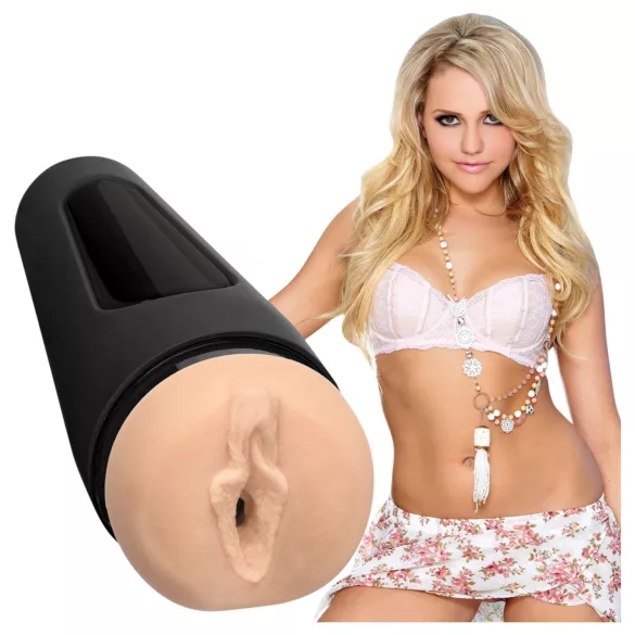 Doc Johnson Main Squeeze Mia Malkova - realistisk onanidocka/fickvagina (hudfärgad)