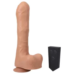   Doc Johnson - stötvibrator med fjärrkontroll - mini uncut - naturfärg