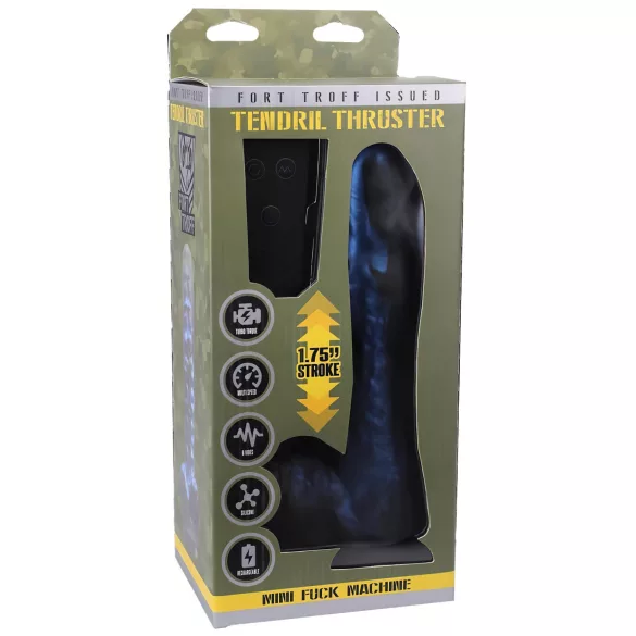 Doc Johnson - lökande vibrator med fjärrkontroll - blå