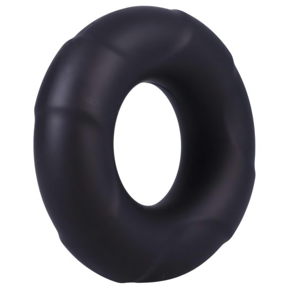 Doc Johnson C-Ring - silikon penisring (svart)