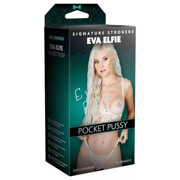 Doc Johnson Eva Elfie - realistisk onaniprodukt - Ultraskyn - hudfärgad
